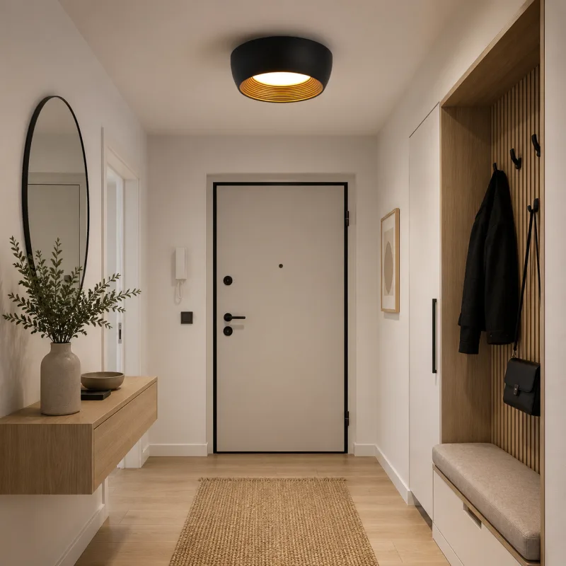 VESTA 624 PLAFONSKA SVETILJKA 24W 3000K CRNA/ZLATO — slika 2