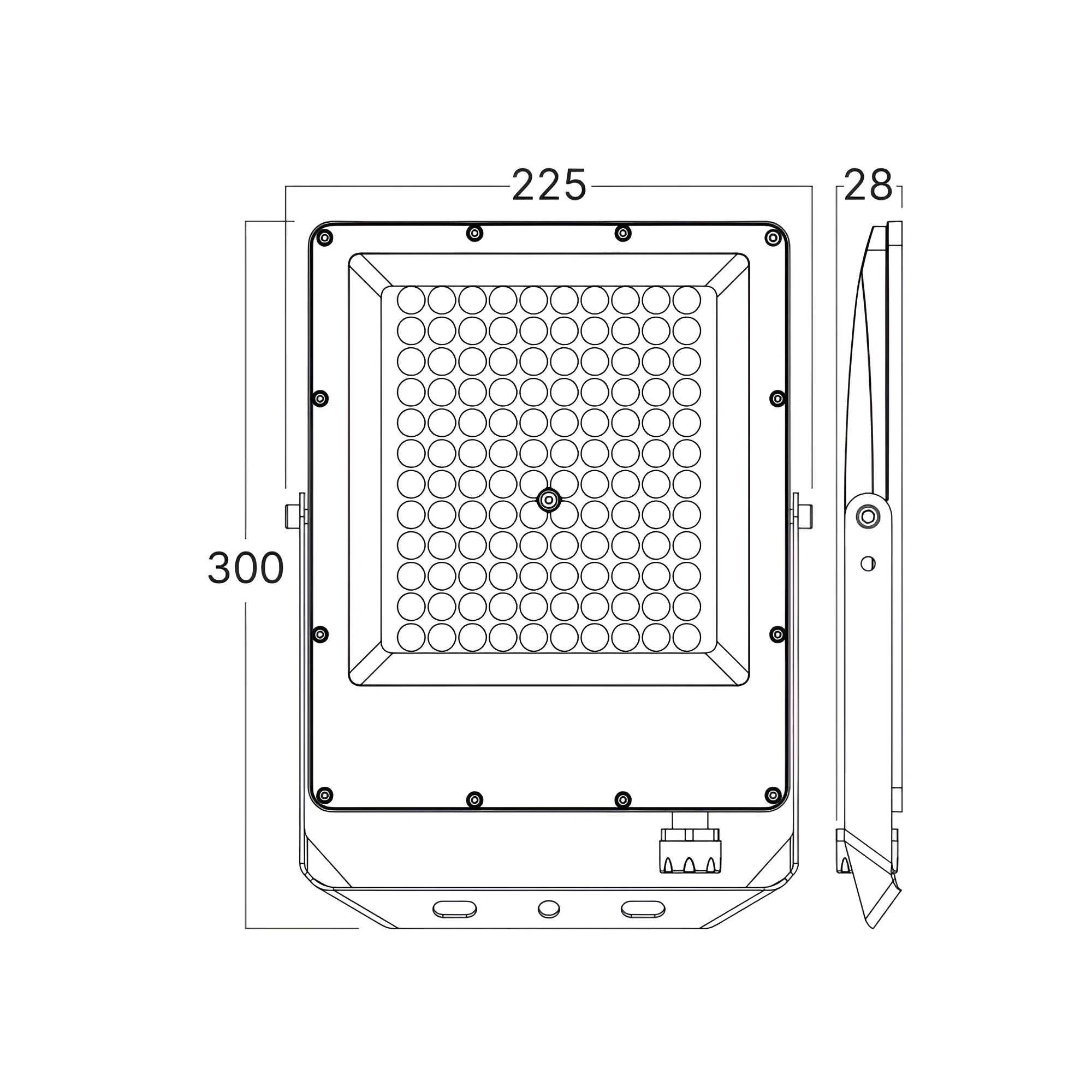 LED REFLEKTOR 100W SIVI CCT IP65 — slika 6