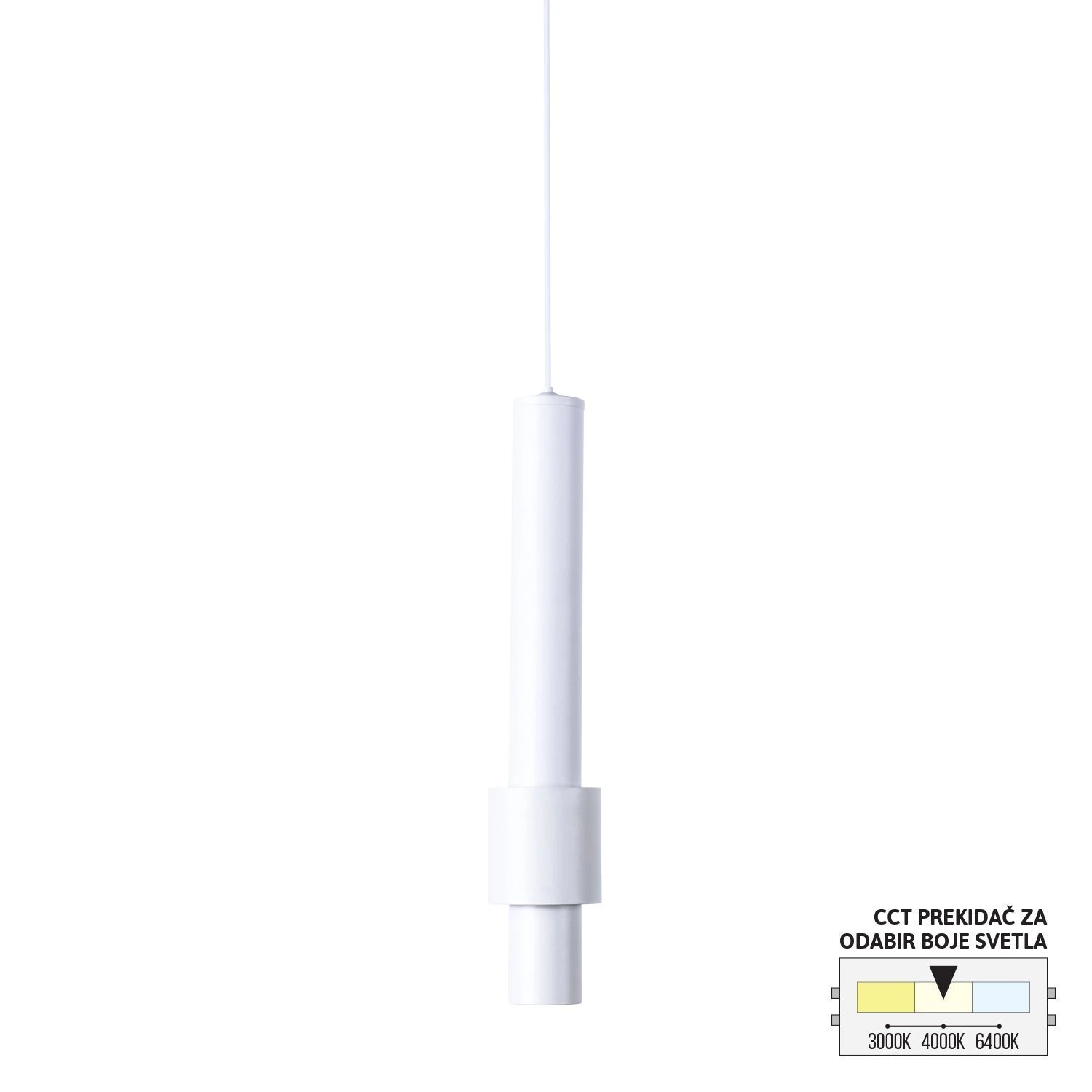 LED magnetna visilica CCT ULTRA SLIM FMS4005-7 WH — slika 2