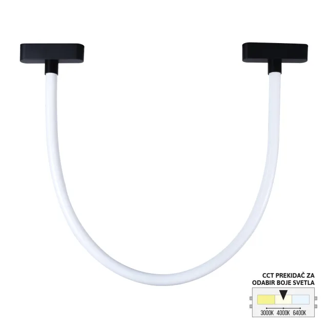 LED magnetna svetiljka CCT ULTRA SLIM FMS4006-10 BK