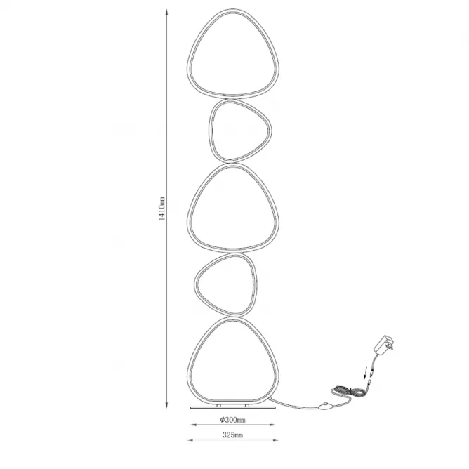 SOLEA 23 PODNA LAMPA 48W 3000/4000/6000K BELA — slika 4