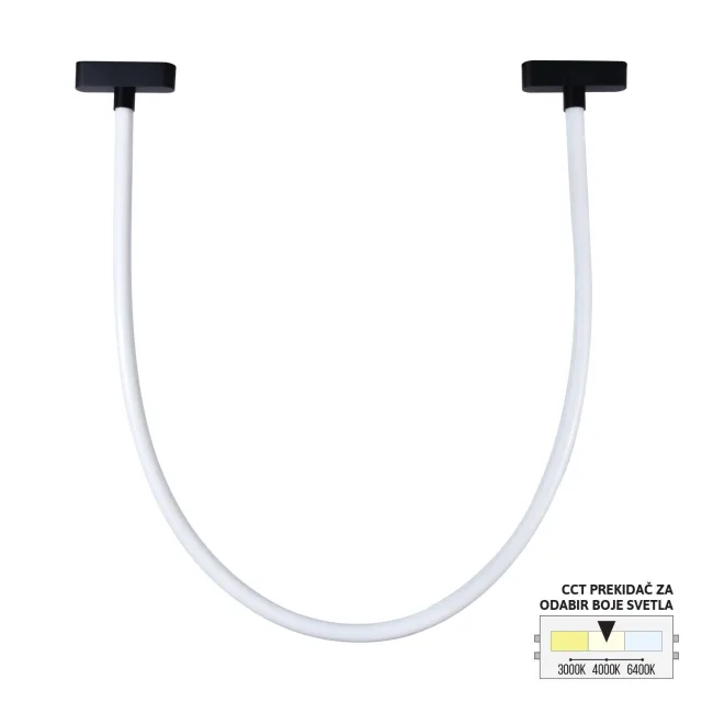 LED magnetna svetiljka CCT ULTRA SLIM FMS4006-20 BK