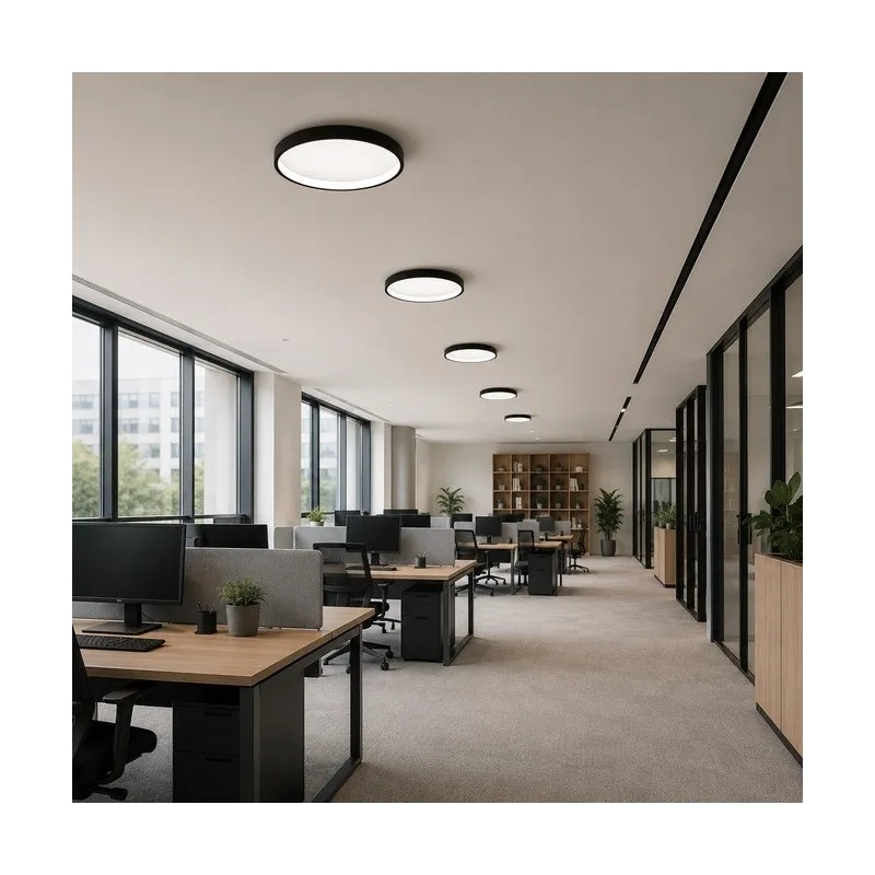 VESTA 344 PLAFONSKA SVETILJKA 32W 3000/4000K CRNA — slika 2