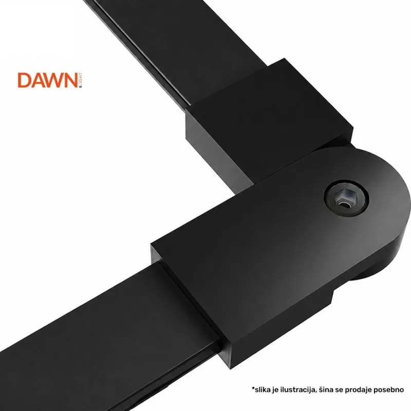 DAWN KONEKTOR 9029 L CRNA — slika 2