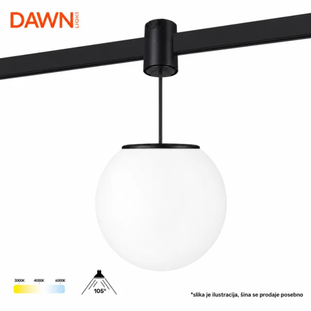 DAWN LED MODUL 9029 W 7W CCT CRNA