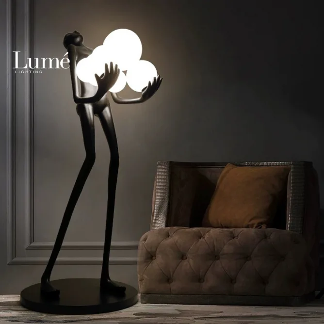 BELORE 43 PODNA LAMPA 6*E27 CRNA — slika 3