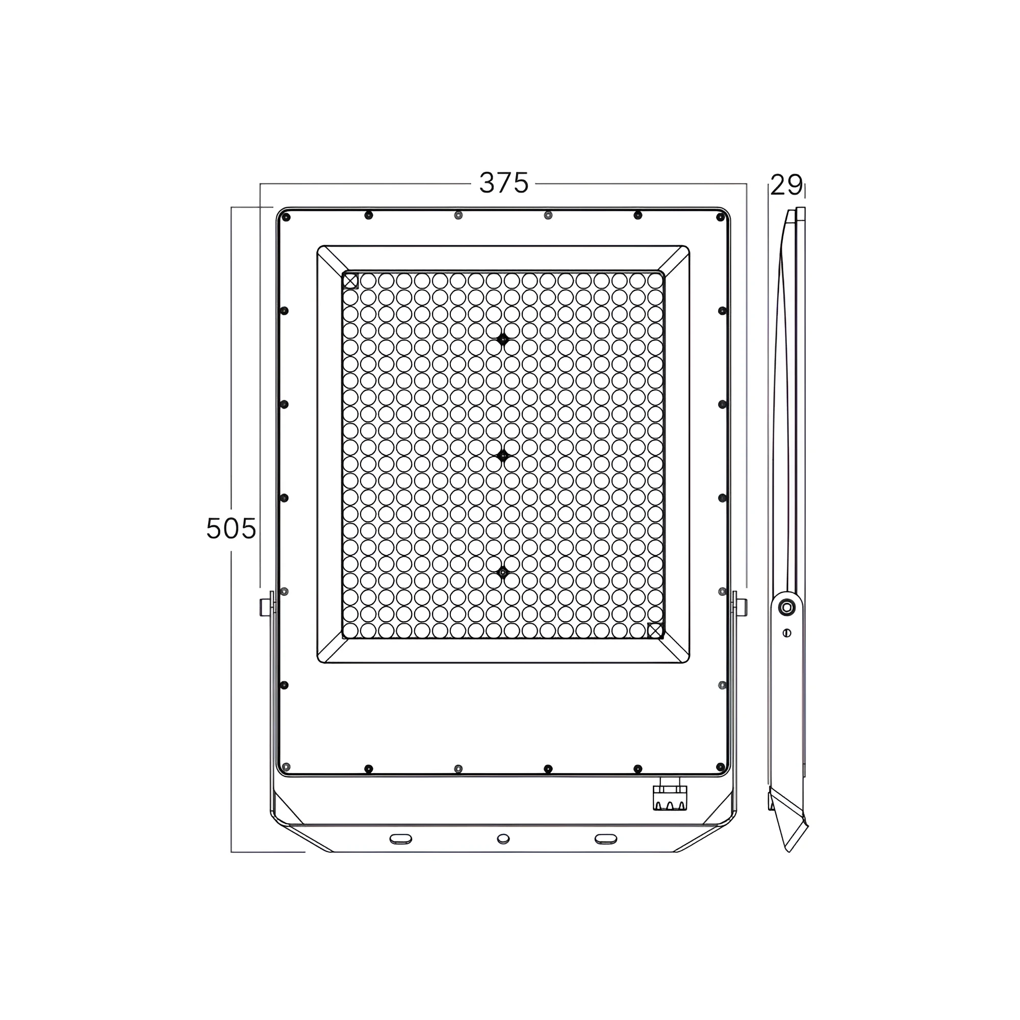 LED REFLEKTOR 300W SIVI CCT IP65 — slika 6