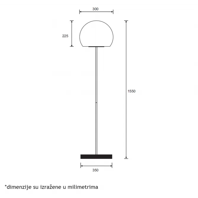 ARIA 59 PODNA LAMPA 12W 3000K — slika 3