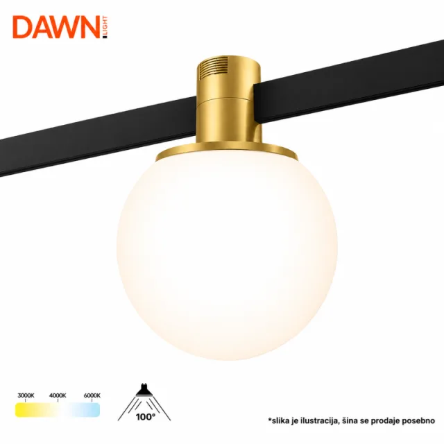 DAWN LED MODUL 9029 I 7W CCT ZLATO