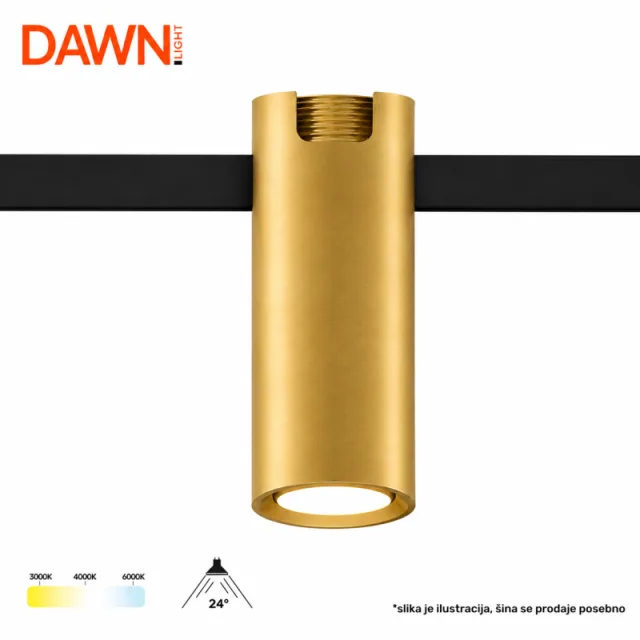 DAWN LED MODUL 9029 G 7W CCT ZLATO