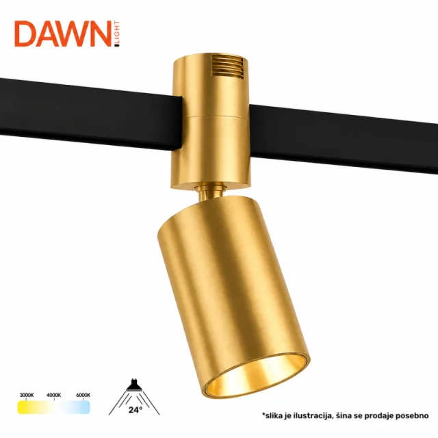 DAWN LED MODUL 9029 C 15W CCT ZLATO
