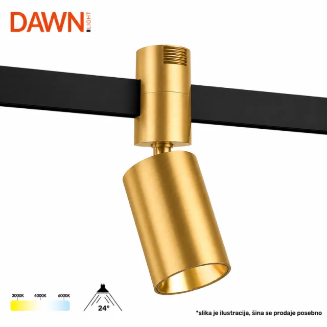 DAWN LED MODUL 9029 C 9W CCT ZLATO