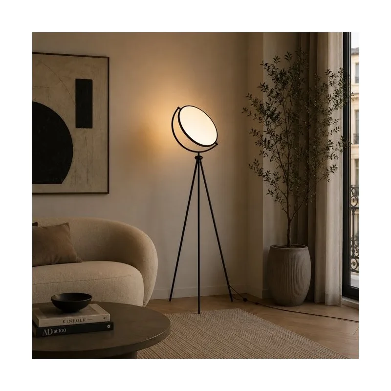 LUNA 254 PODNA LAMPA 20W 3000K CRNA DIMABILNA — slika 2