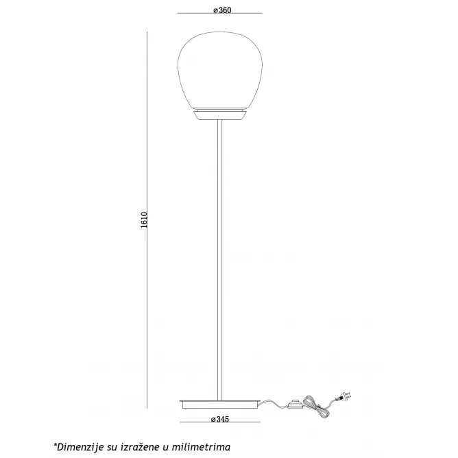 MONARI 18 PODNA LAMPA 3W 3000K — slika 3