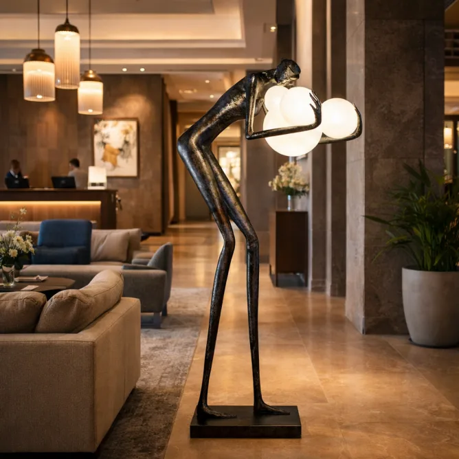BELORE 21 PODNA LAMPA 5*E27 RUSTIK SREBRO — slika 3