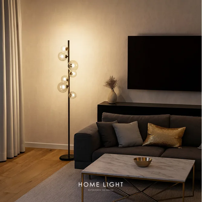 VESTA 601 PODNA LAMPA 7*G9 CRNA — slika 2