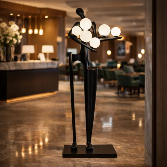 BELORE 28 PODNA LAMPA 6*E27 CRNA — slika 2