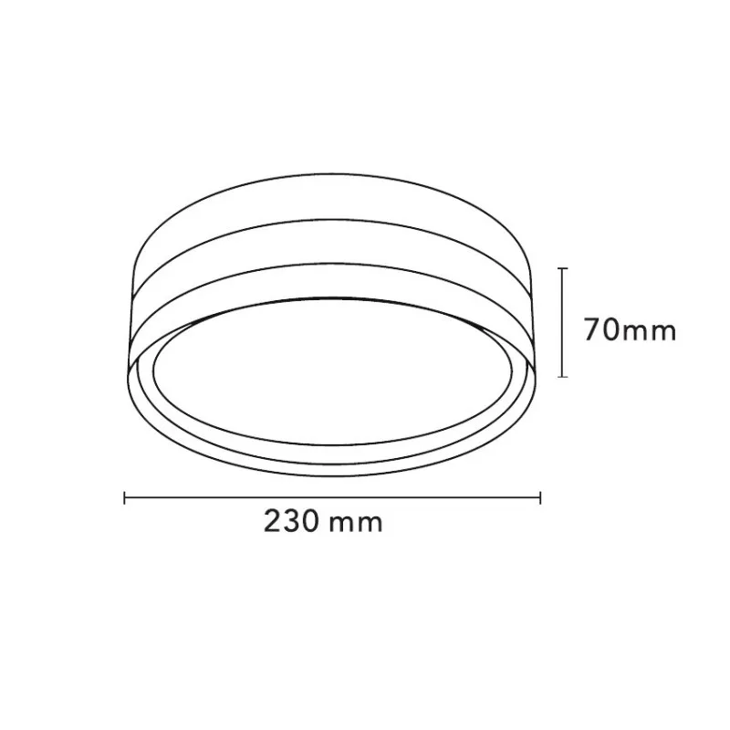LED PLAFONJERA BLM230CW 18W CCT BELA IP65 — slika 3
