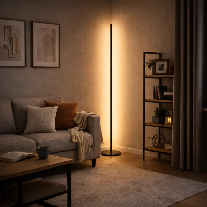 VESTA 364 PODNA LAMPA 18W 3000K CRNA — slika 2