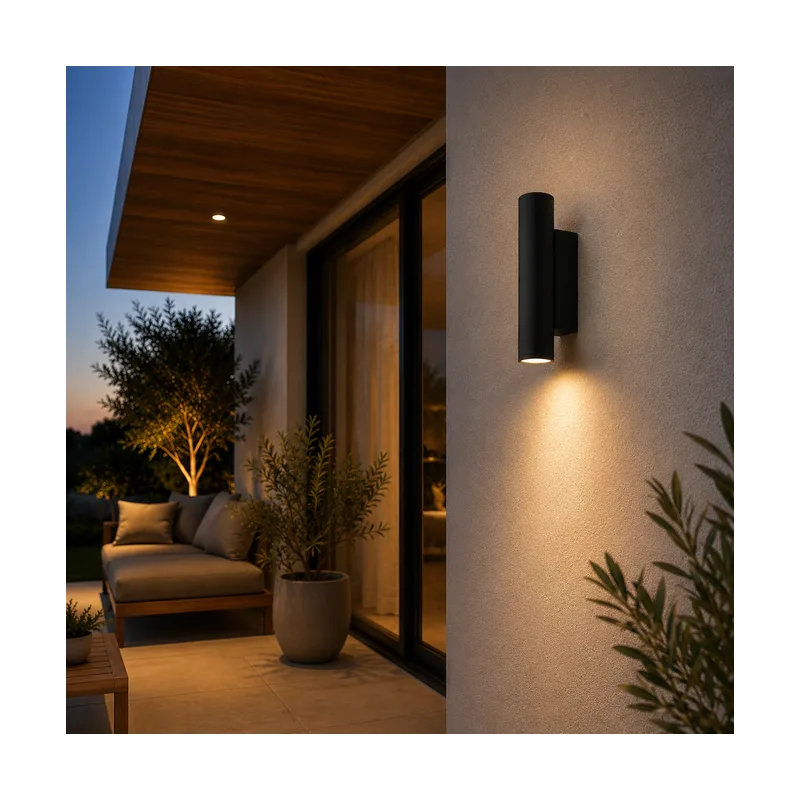 LED SVETILJKA PL-2018-01 ZIDNA 5W 4000K IP65 CRNA — slika 2