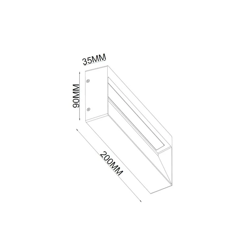LED SVETILJKA PL-269 ZIDNA 5W 4000K IP54 ANTRACIT — slika 3