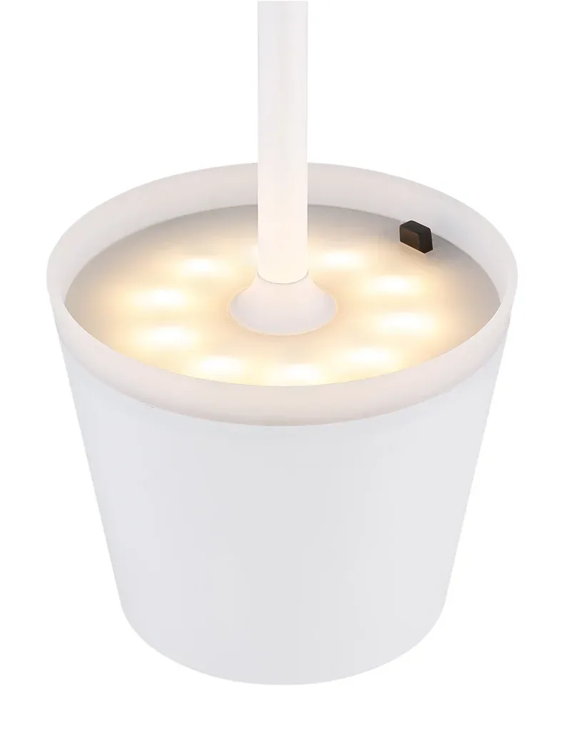 SOLARLEUCHTE METALL WEIß, 10XLED — slika 3