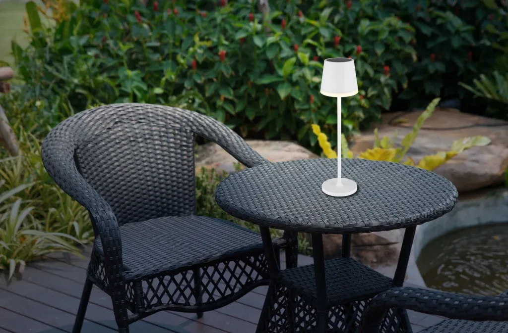 SOLARLEUCHTE METALL WEIß, 10XLED — slika 5