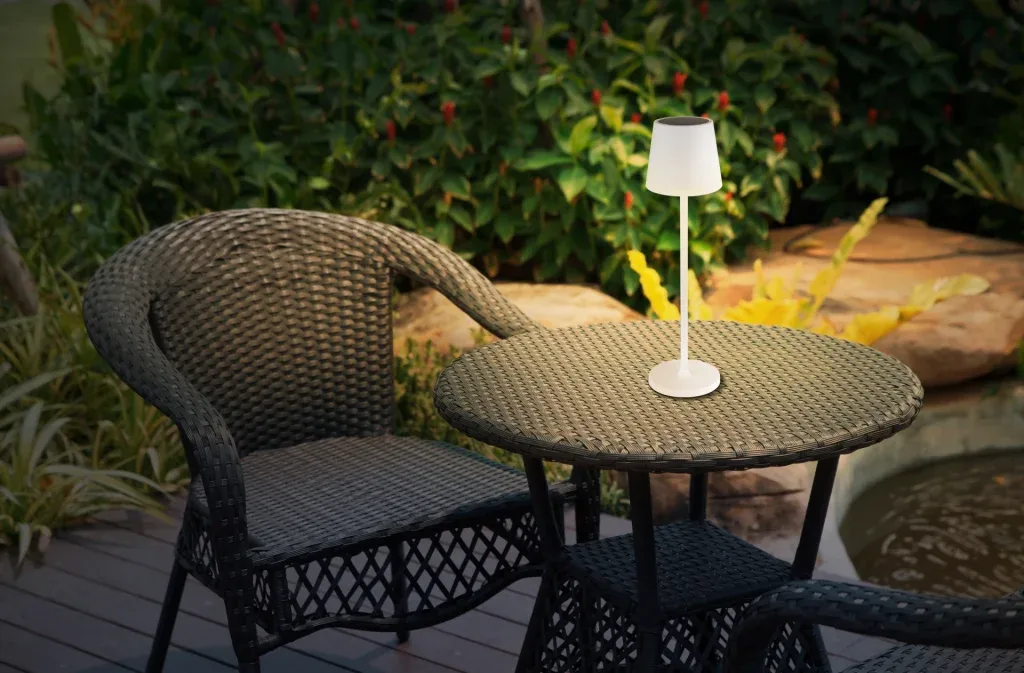 SOLARLEUCHTE METALL WEIß, 10XLED — slika 6
