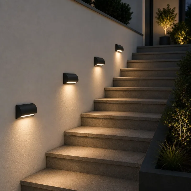 LED SVETILJKA PL-6217 ZIDNA 6W 4000K IP54 CRNA — slika 2