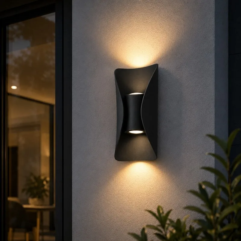 LED SVETILJKA PL-601L ZIDNA 6W 4000K IP54 CRNA — slika 2