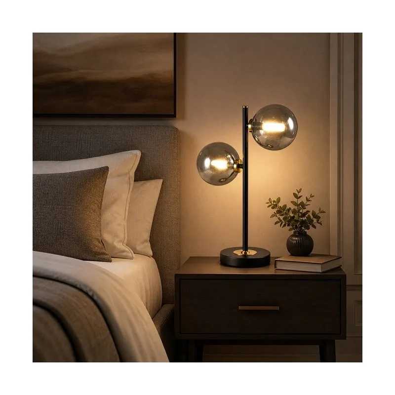 TALIA 26 STONA LAMPA 2*G9 CRNA/BAKAR — slika 2