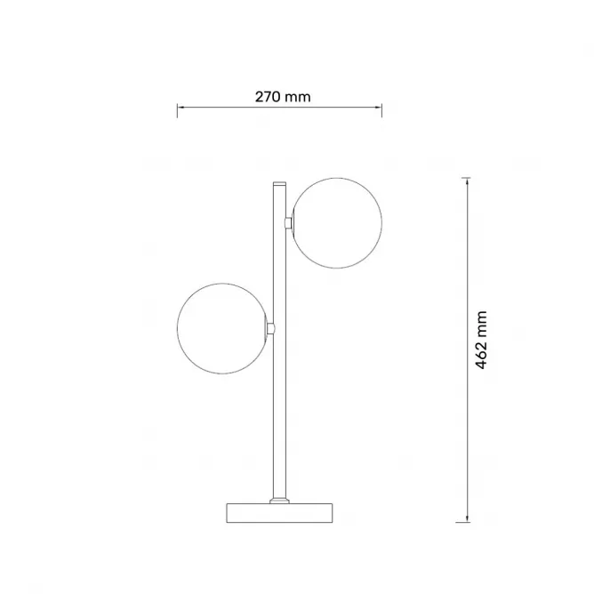 TALIA 22 STONA LAMPA 2*G9 BAKAR — slika 3