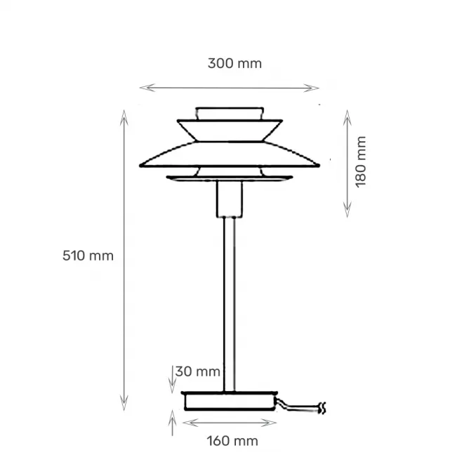RL STONA LAMPA HN2584-B/GA MATT BLACK + GOLDEN — slika 3