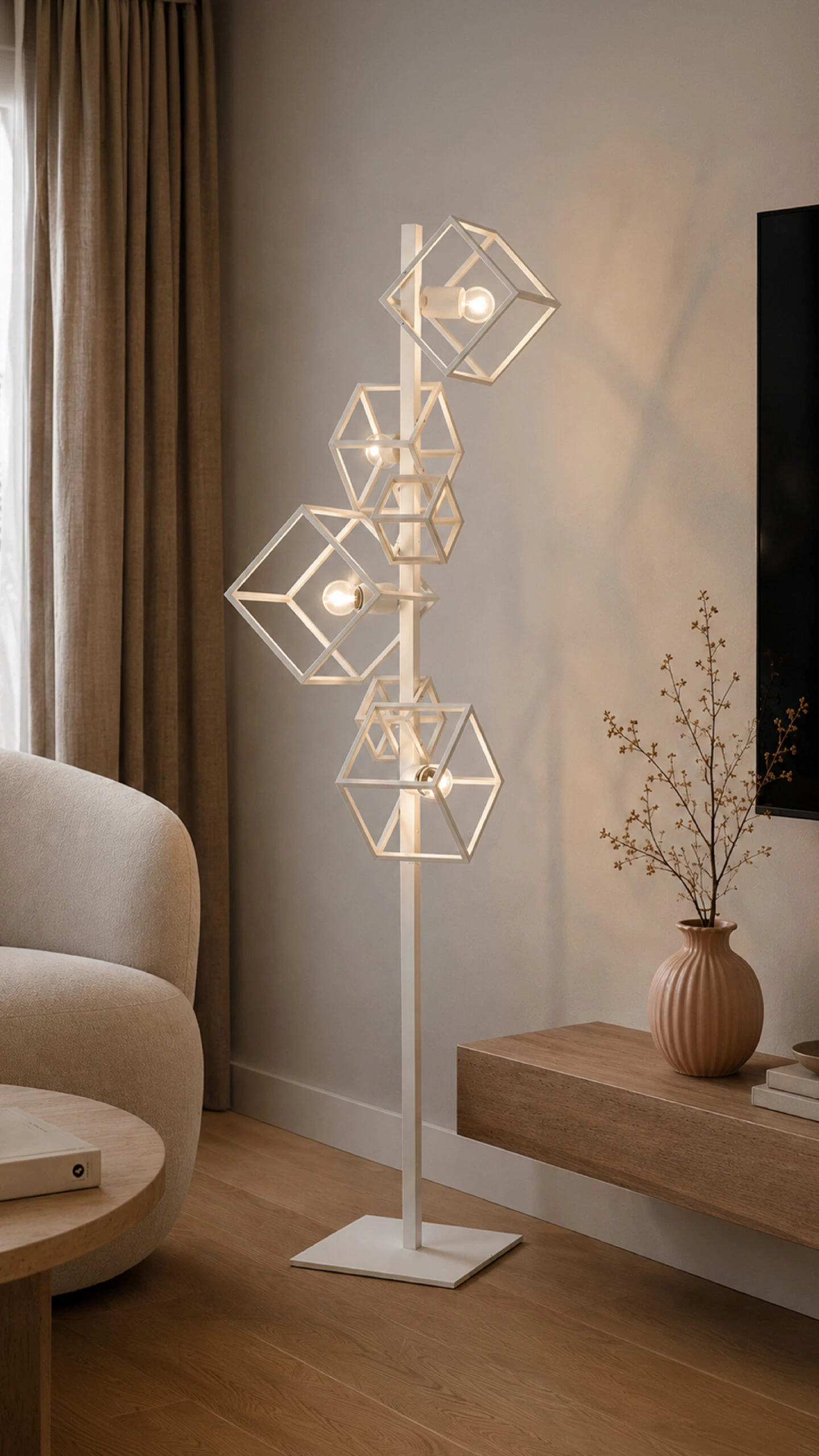 Podna lampa F7275-4F WH — slika 2
