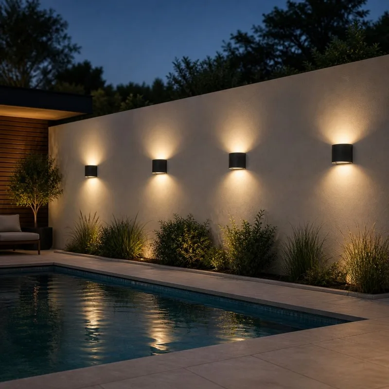 LED SPOLJNA LAMPA A310R ZIDNA 6W 3000K IP54 SIVA — slika 2