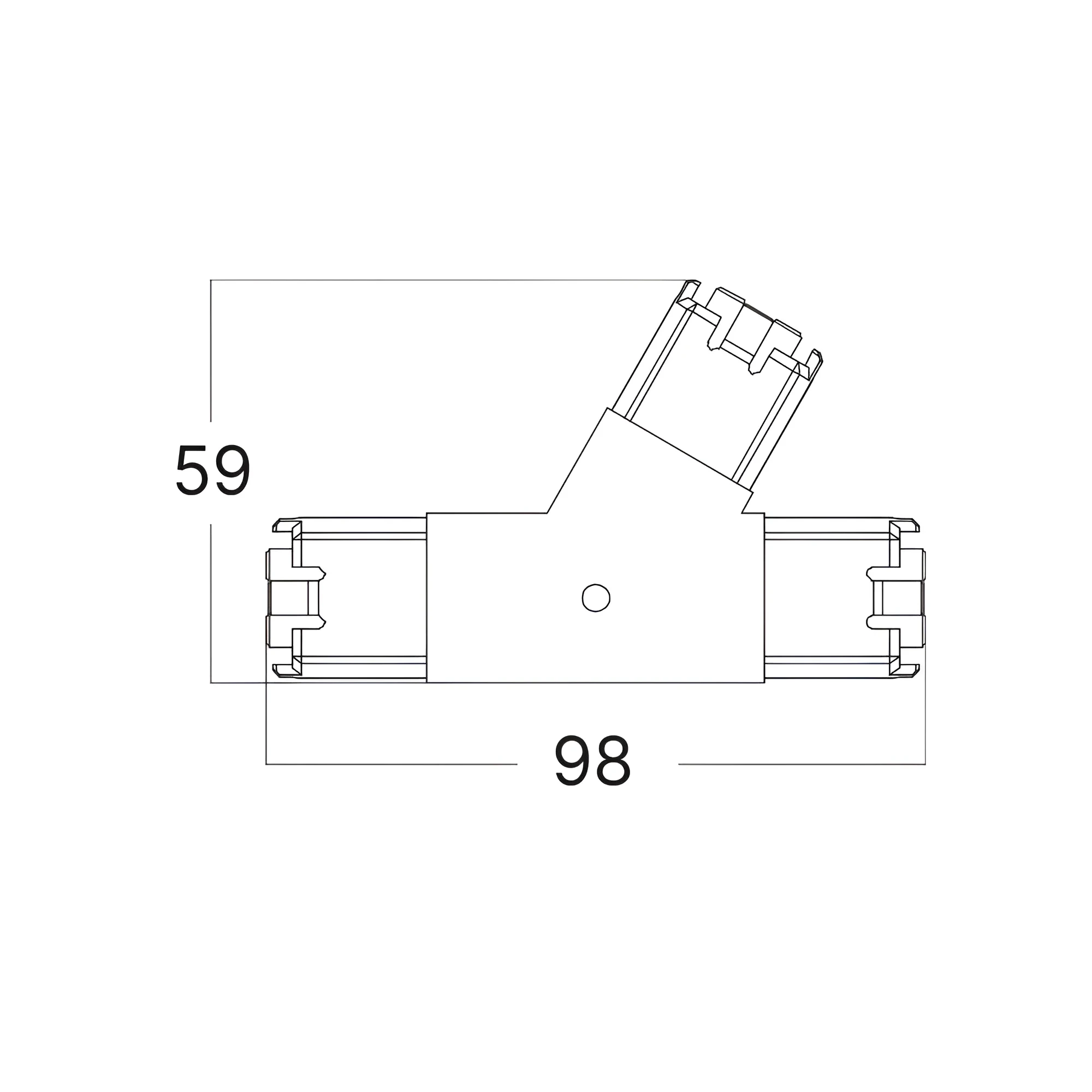HEGZA KONEKTOR 180° 3-LEFT — slika 4