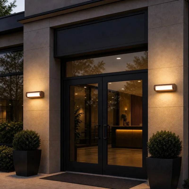 LED SPOLJNA LAMPA 1018 ZIDNA 12W 3000K IP65 CORTEN — slika 2