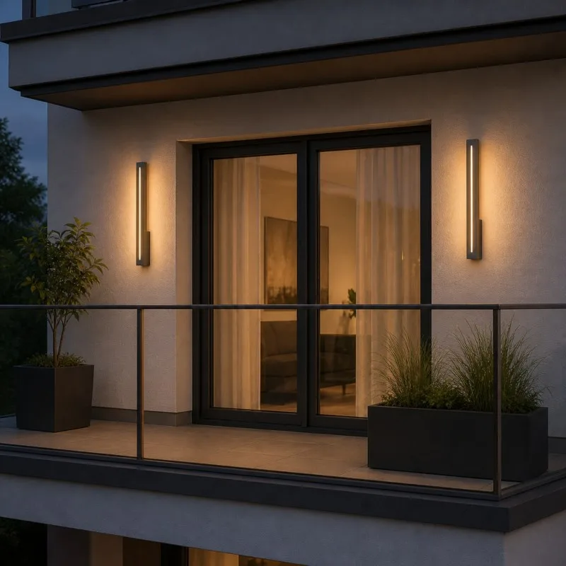 LED SPOLJNA LAMPA 1007D ZIDNA 12W 3000K IP65 SIVA — slika 2
