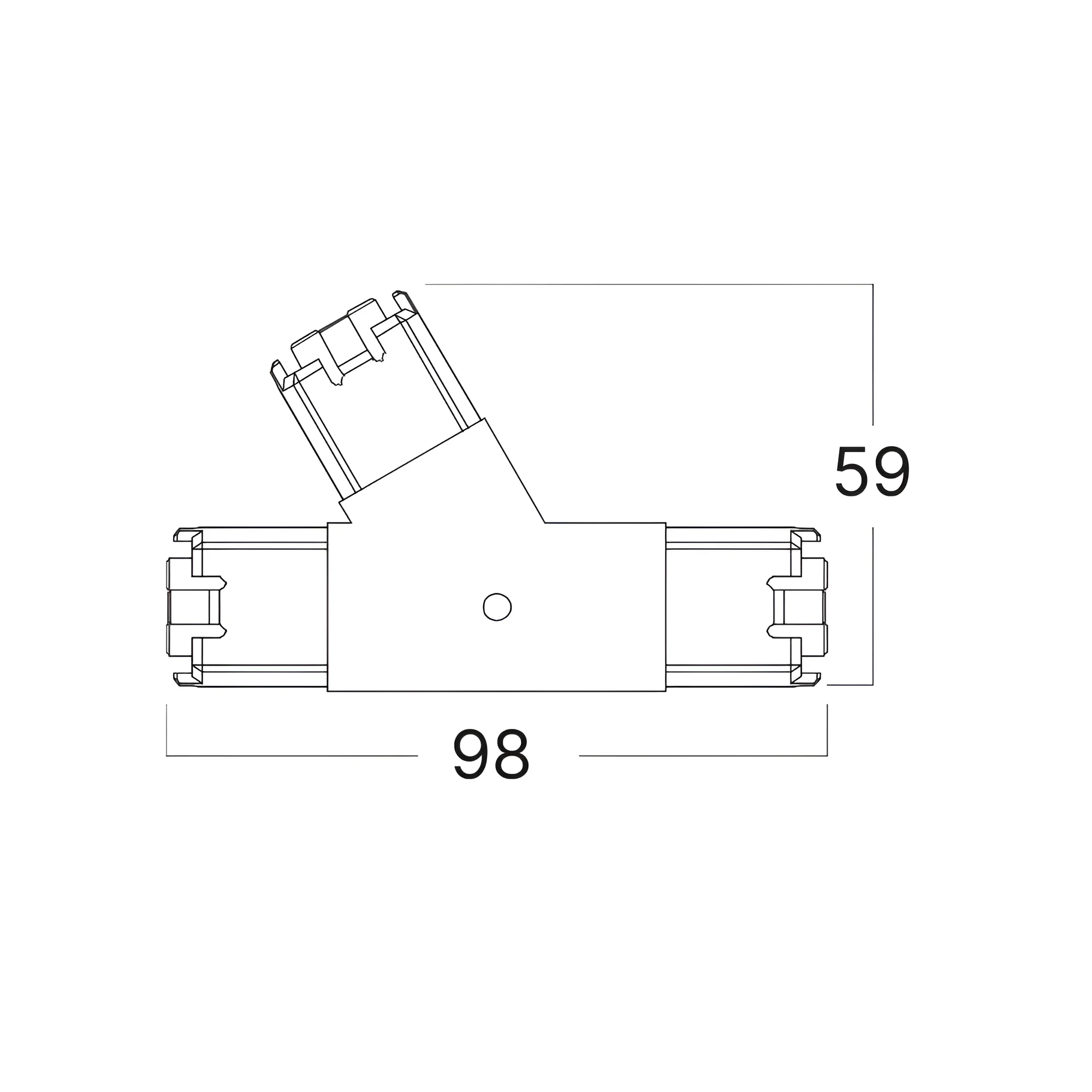 HEGZA KONEKTOR 180° 3-RIGHT — slika 4