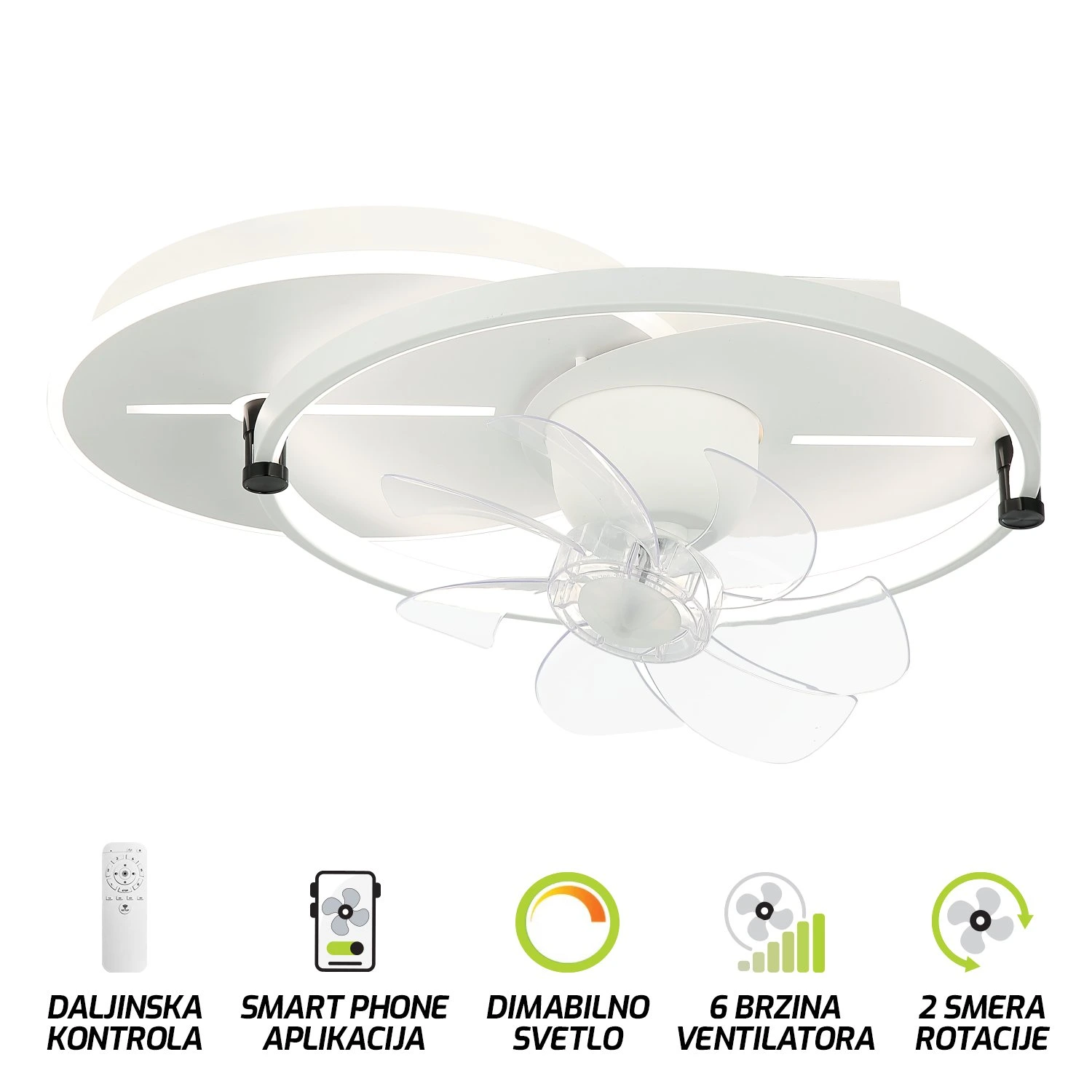 Plafonska lampa sa ventilatorom FV1101-55 — slika 2