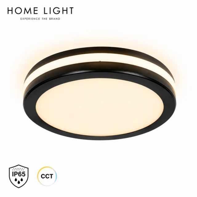 LED PLAFONJERA MONA-200-20W 3000/4000/6500K IP65 CRNA