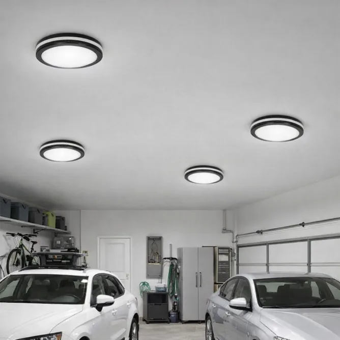LED PLAFONJERA MONA-200-20W 3000/4000/6500K IP65 CRNA — slika 2