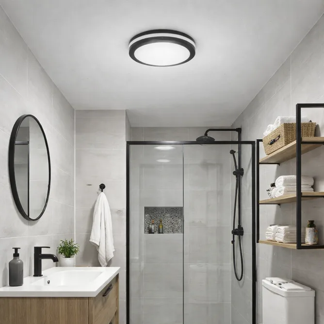 LED PLAFONJERA MONA-200-20W 3000/4000/6500K IP65 CRNA — slika 3