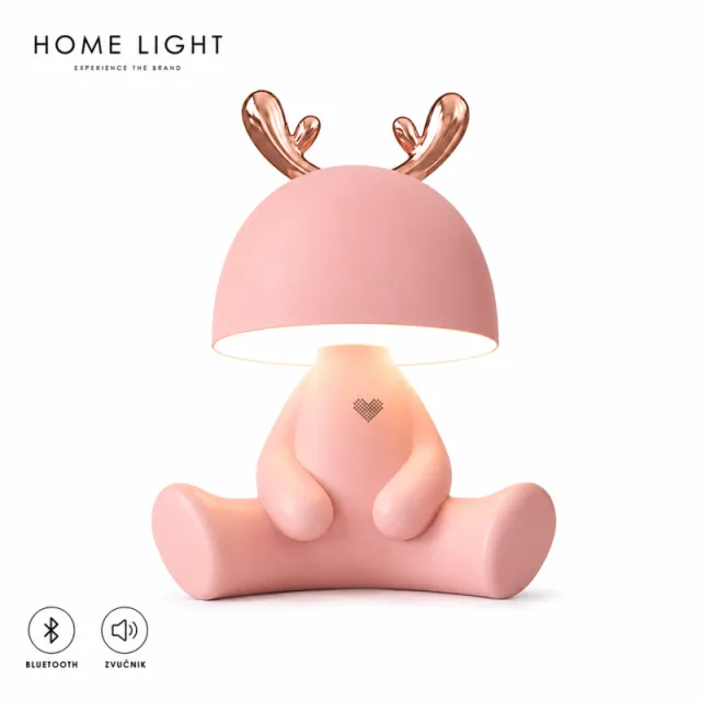 BLUETOOTH ZVUČNIK-LAMPA M3301 2W PINK