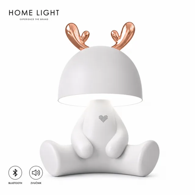 BLUETOOTH ZVUČNIK-LAMPA M3301 2W BELI