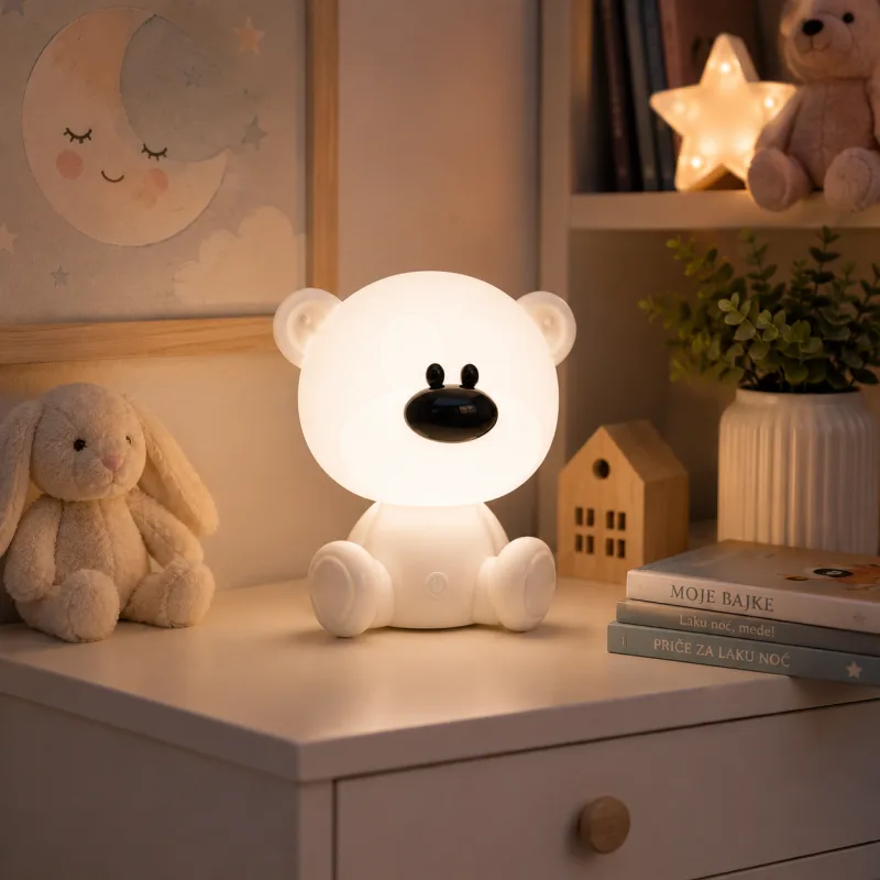 DEČIJA STONA LAMPA BS3102 RGB BELA — slika 2