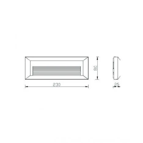 LED SVETILJKA JM-8006 ZIDNA 2W 4000K IP65 BELA — slika 4