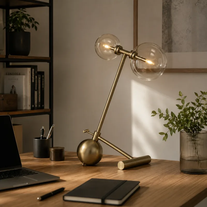 LUNA 222 STONA LAMPA 2*G9 MESING — slika 2