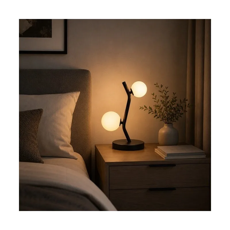 VESTA 560 STONA LAMPA 2*G9 CRNA — slika 2