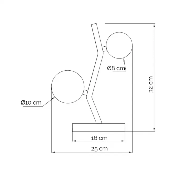 VESTA 560 STONA LAMPA 2*G9 MESING — slika 3
